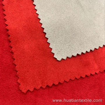 320D Double Weft Faux Suede Garment Upholstery Fabric